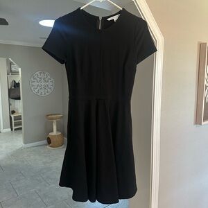 Diane Von Furstenberg Black Fit and Flare Mini Dress